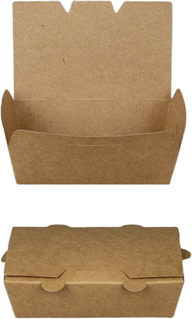 타코야끼 튀김 사이드메뉴포장용 SKY종이도시락 KP무지 하늘도시락 소 600개, 1개