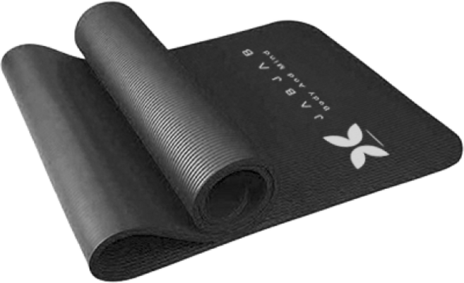 잡잡 인증받은 NBR 요가매트, 블랙