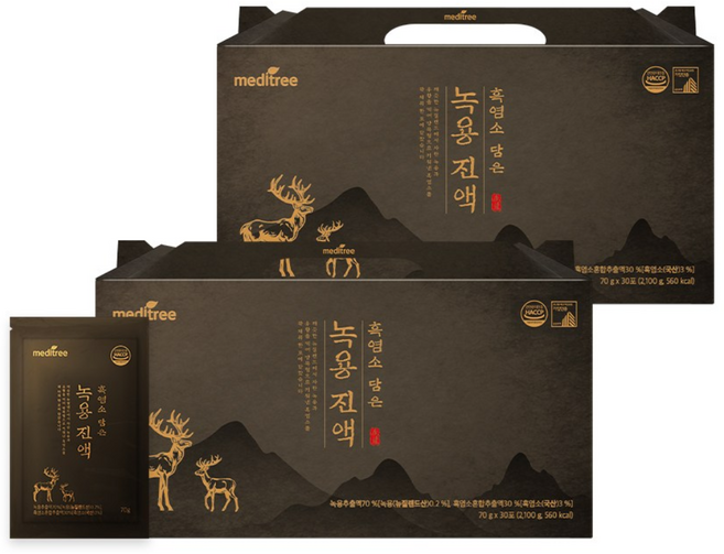 메디트리 흑염소 담은 녹용 진액, 60개, 70ml