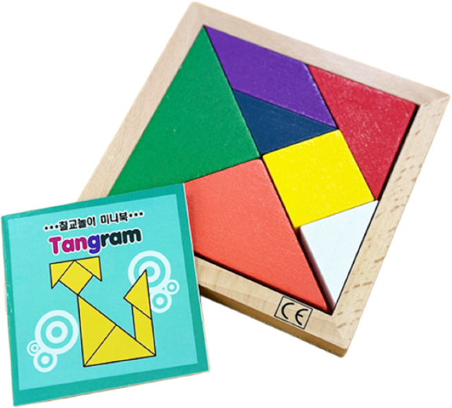 러닝스텝 칠교놀이 베이직 소책자포함, 1개