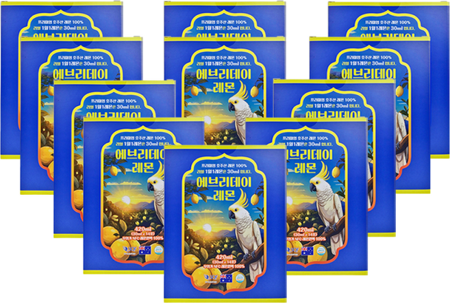 프리미엄 호주 레몬 100% 에브리데이레몬 30ml, 6세트, 840ml