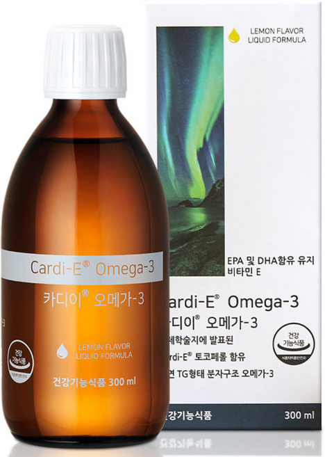 [아스트라 독점] 노르웨이직수입 산패도 막는 특허받은 비타민E함유 오메가-3, 300ml, 2개