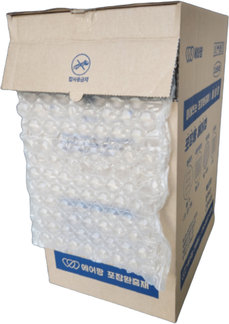 [대용량] 에어팡 포장용에어캡 에어팩 에어쿠션 택배 포장 뽁뽁이 포장완충재 블럭형 매트형 [디스펜서형], 디스펜서형  8볼 매트형, 1개
