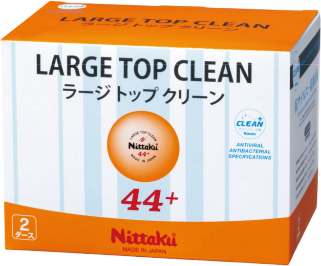 닛타쿠_니타쿠 탁구공 탑 라지볼 클린 24개입, 오렌지, 1세트