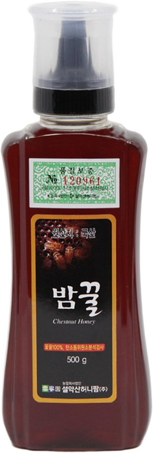 설악산허니팜 밤꿀, 500g, 1개