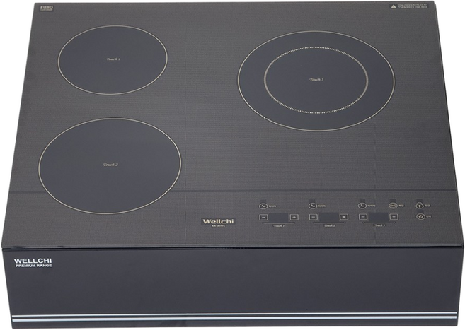 3구 전기레인지 하이라이트 15센티 스텐드형/ 빌트인/ 8센티 스텐드형, 블랙, 전기레인지 3구 + 15센티스텐드, 자가설치