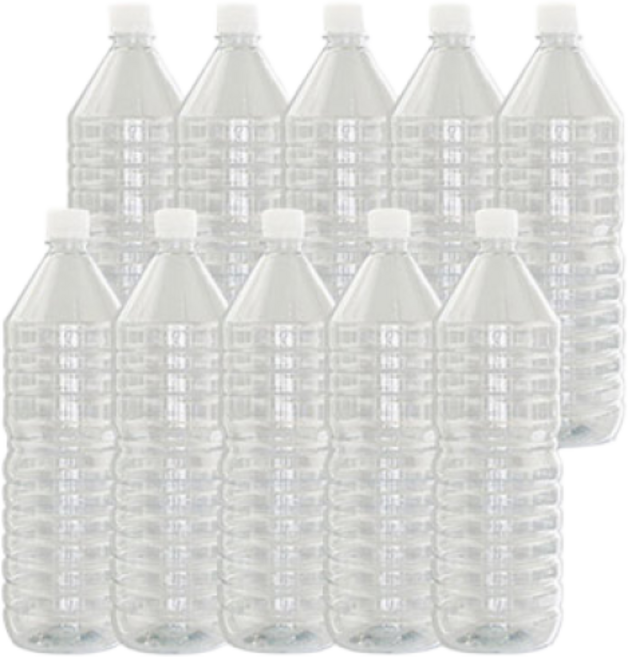 에코스킨 PET 플라스틱투명용기 페트병, 10개, 1.5L