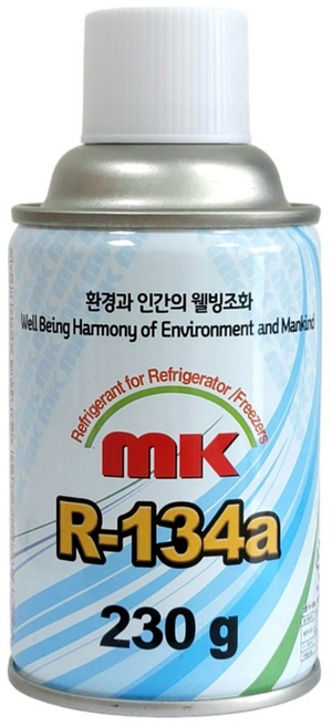 KC인증 자동차 냉매 가스 R134a mk냉매 에어컨 성능향상 냉매 보충, mk냉매 1캔(충전도구 제외)