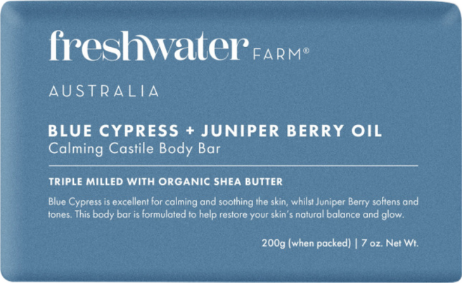 프레쉬워터팜 블루 사이프러스 주니퍼 바디바, 200g, 1개