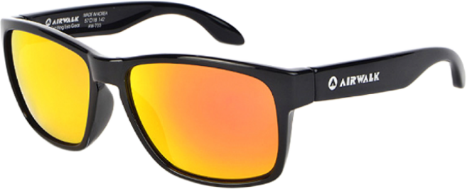 에어워크 선글라스 AW-703 미러렌즈 스포츠고글, 블랙오렌지, 1개