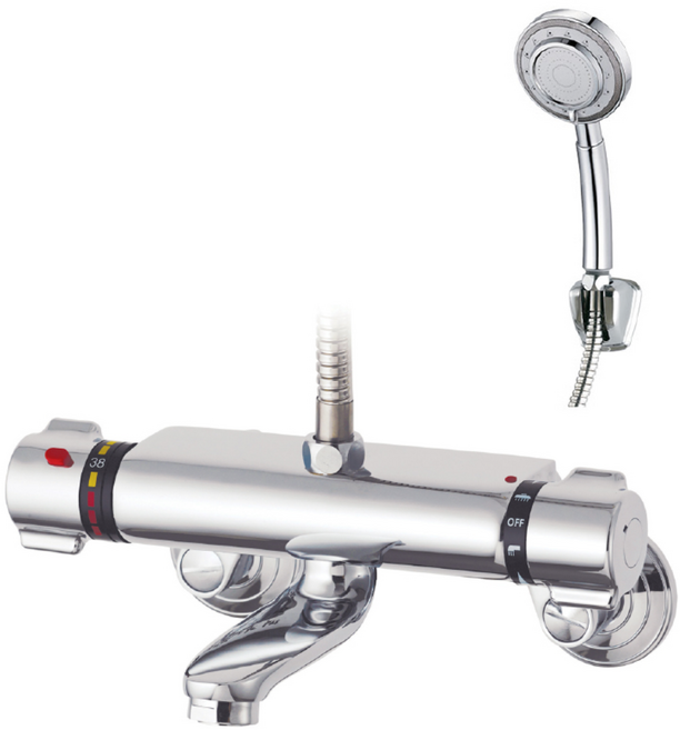 두진 다인이엔지 자동 온도 조절 써모스탯 욕조 샤워 수전 DB711, 1개