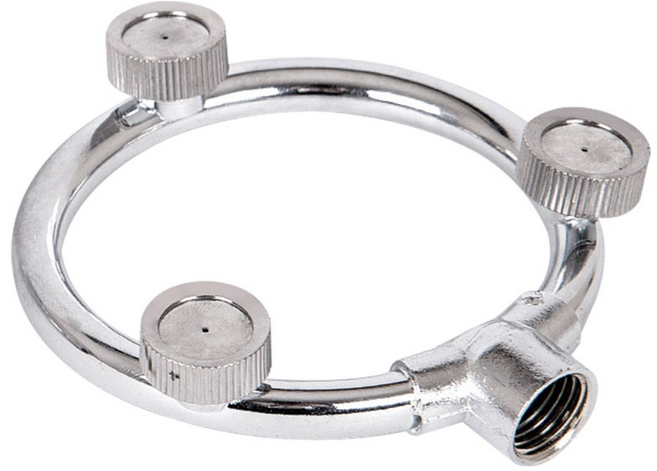 아띠꼴로 미세분무 성능은 따봉 농약 분무기 노즐 고압 분사 헤드, 실버스텐4구, 1개