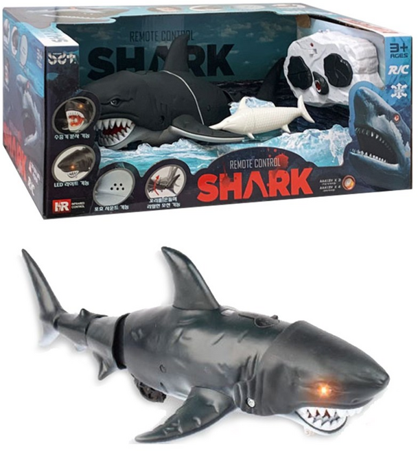 Shark_RC 상어 샤크 동물 무선작동 장난감완구, SHARK _상어 RC, 1개