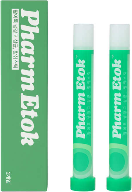 팜이톡 진짜 99.9% 살균 강력한 냉장고 탈취제, 2개, 6ml