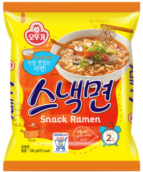 오뚜기 스낵면 108g, 5개