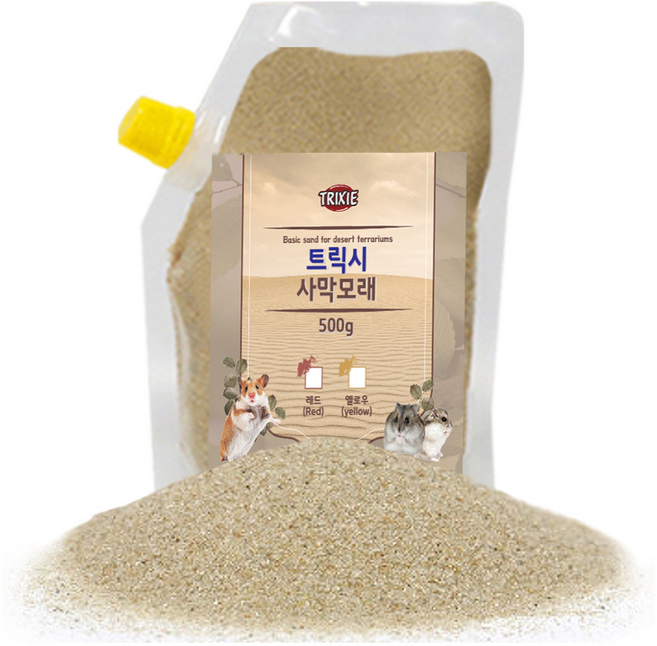 트릭시 사막모래 옐로우, 500g, 1개