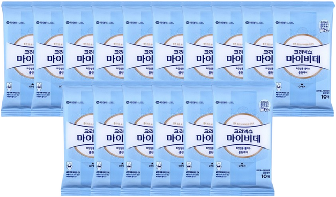 크리넥스 마이비데 화장실용 물티슈 휴대용 10매x4입 x4개