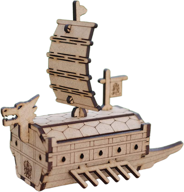 담다디 [모또 나무] 이순신 장군의 거북선 입체퍼즐 만들기, 1개