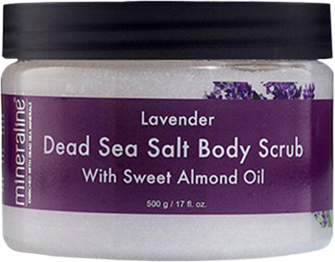 루오드 미네랄라인 바디 스크럽 솔트 사해 소금 에센셜 오일 보습 바디 클렌징, 1개, 500g
