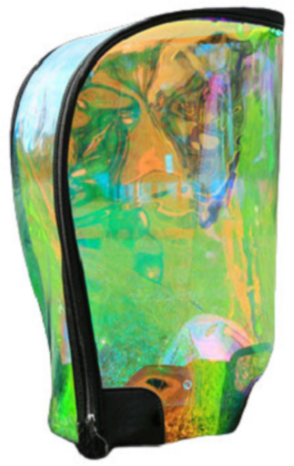 케이디코 캐디백 후드커버 홀로그램 투명커버 방수 후드커버, 화이트