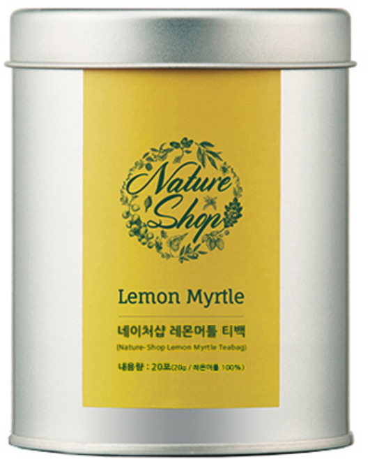 네이처샵 레몬머틀 허브차 티백, 1g, 20개입, 1개