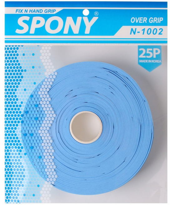 스포니 소프트핏 오버그립 25p, 스카이, 25개