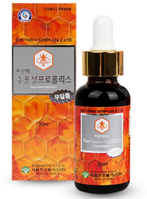 프로비 수용성 프로폴리스30ml 원액 리퀴드 면역력 높이는 항산화 구내염 피로회복 그린 프로폴리스, 1개, 1개
