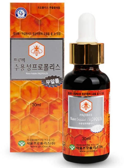 프로비 수용성 프로폴리스30ml 원액 리퀴드 면역력 높이는 항산화 구내염 피로회복 그린 프로폴리스, 1개, 1개 - 쿠팡