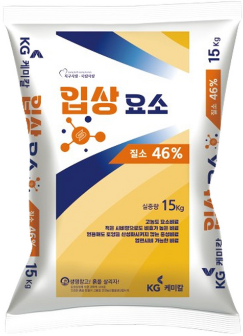 KG케미칼 입상요소 15kg - 그레뉼 중성 질소 비료, 1개