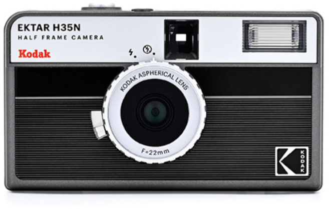 코닥 H35N 하프 프레임 필름 카메라 Striped Black (스트라이프 블랙), 1개