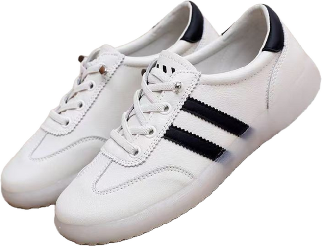 Z3JC 천연 소가죽 편안한 로퍼형 여성 스니커즈