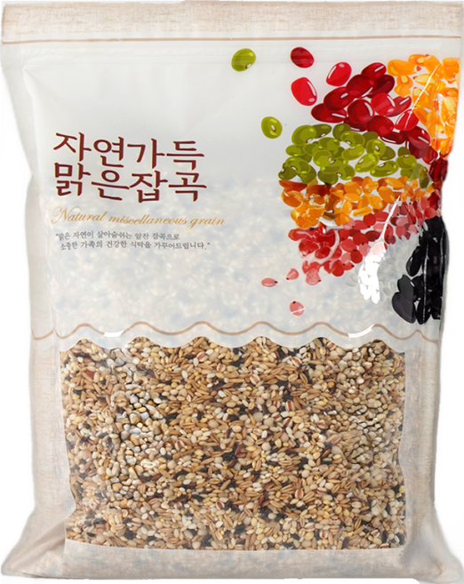 참미소 혼합 잡곡 국산 2kg 국내산 국산 잡곡 혼합곡 7곡 통곡물 혼합7곡 잡곡밥 (현미 보리 귀리 찹쌀 찰보리쌀 차조 흑미), 1개