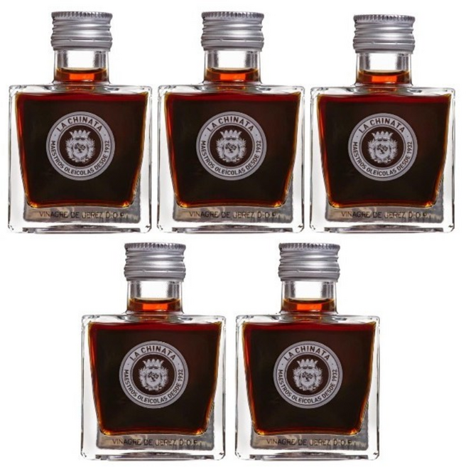 [공식] 스페인 라치나타 LACHINATA 와인식초 쉐리 비니거 사각 100ml, 5개