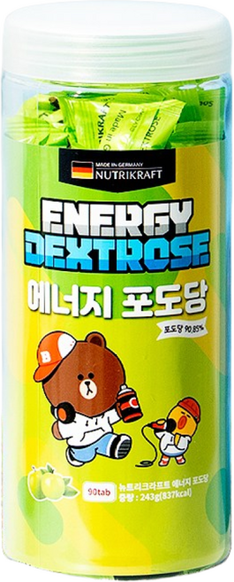 에너지 포도당 캔디 90정, 1개