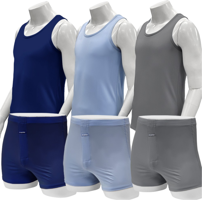 시원한 아이스 쿨 여름 남성 인견 속옷 세트 6p