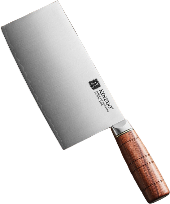 정통 전문가용 중식도 중국요리 식칼 야채 고기칼 고탄소강 440C 주방칼 중식 조리사 부엌칼, 고탄소강 중식도, 1개