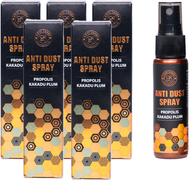 [한혜진X굿데이] 호주산 굿데이허니 안티더스트 스프레이 고함량 뿌리는 프로폴리스 카카두플럼, 5개