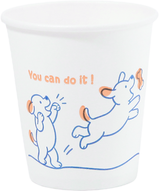 [위그린] 동물이야기 튼튼한 종이컵 6.5oz 184ml 1BOX 1000개, 1세트