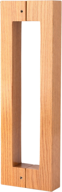 강화도어 손잡이 원목 오크 사각 340P 상가 출입문 강화도어 유리문 철문 가마찌 상가 출입문, 1조(앞/뒤)