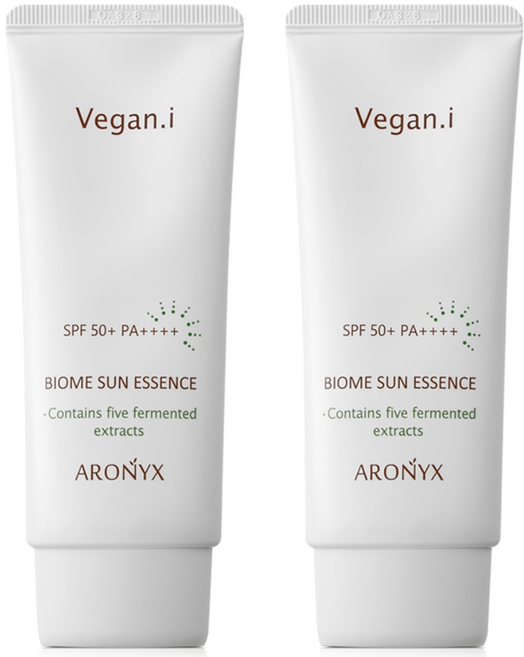 아로닉스 비건아이 바이옴 선 에센스 50ml 1+1, 2개