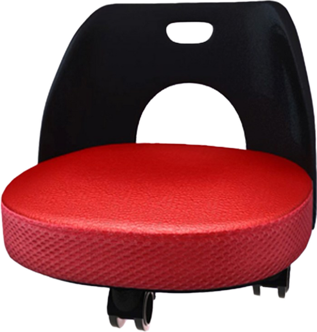 TV홈쇼핑 국내산 다용도 의자 붕붕이 일체형 등받이 앉은뱅이 바퀴의자, 본품, 1개