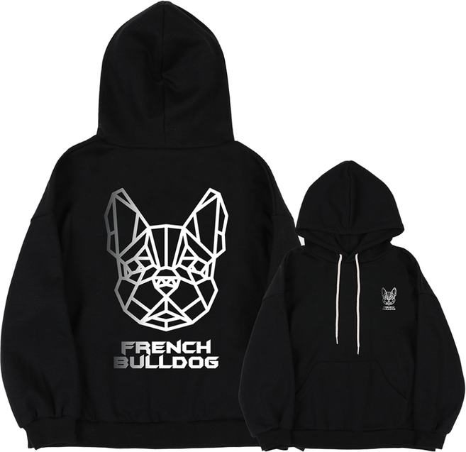 마고주니어 그라데이션 불독 기모 오버핏 후드 티셔츠 [키 120 130 140 150 160] 국내생산