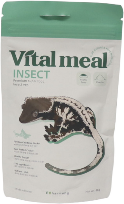 이오하모니 바이탈밀 렙타일 슈퍼푸드 인섹트 파우치 도마뱀 사료, 1개, 50g