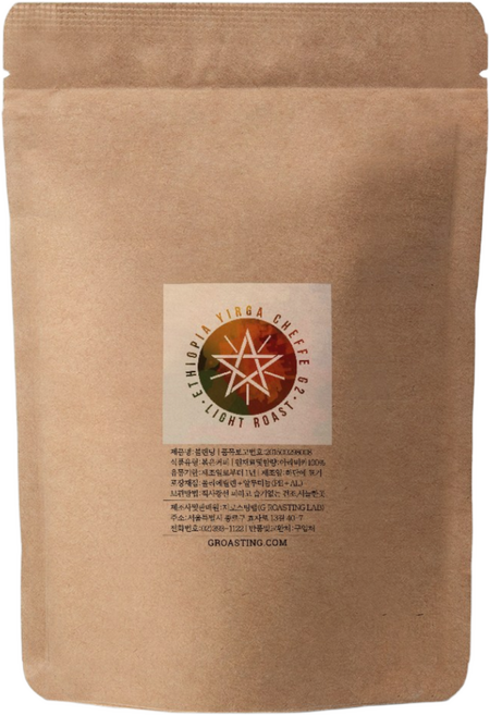 지로스팅 당일로스팅 약중배전 산미중간 에티오피아 예가체프 G2 커피원두, 1개, 500g, 홀빈(분쇄안함)
