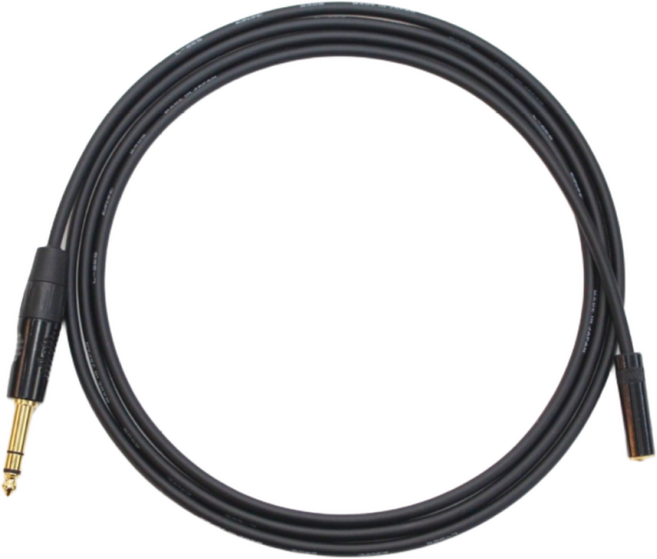 리안 카나레 2E5 헤드폰 이어폰 연장선 / 55 TRS 수 - 3.5 AUX 암, 1M, 1개