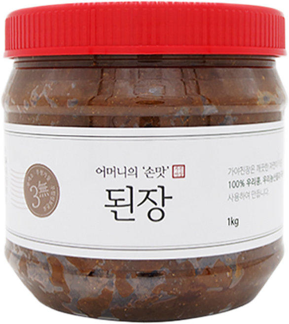 가야진장 100% 국내산 전통 된장 1kg 무첨가물, 가야진장 된장[1kg], 1개