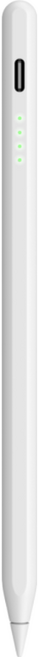 isee아이시 C타입 충전 아이패드 호환 스타일러스 펜슬+펜촉 2개증정, 1개, 화이트(펜촉2개)