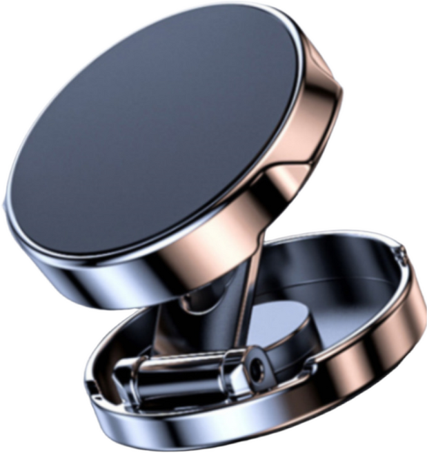 다파집 휴대폰 마그네틱 자석 거치대 접이식, 실버, 1개