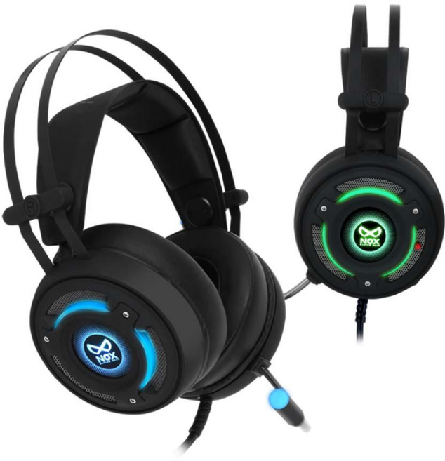 녹스 게이밍헤드셋 7.1채널 LED 진동 헤드셋, NX-2S