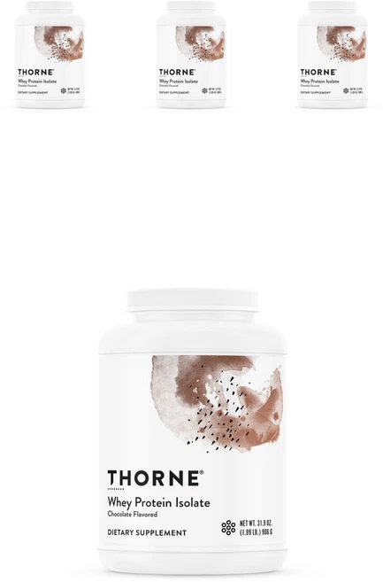 쏜리서치 웨이 프로틴 아이솔레이트 단백질 보충제 초콜릿, 4개, 906g - 쿠팡